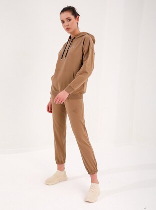 Brown - Tracksuit Set - Tommy Life