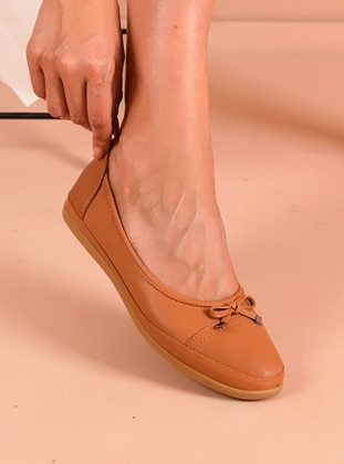 Flat - Casual - Tan - Casual Shoes - Shoestime