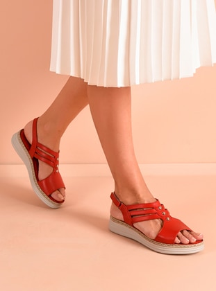 Red - Sandal - Sandal - Shoestime