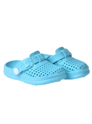 Turquoise - Boys` Slippers