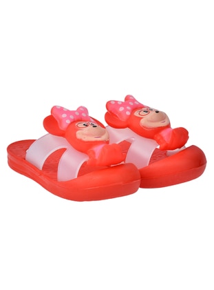 Red - Boys` Slippers
