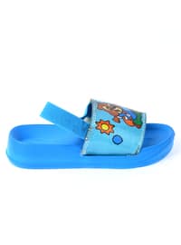 Turquoise - Girls` Slippers