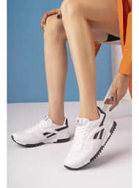 White - Sport - Polyurethane - Sports Shoes - MUGGO AYAKKABI