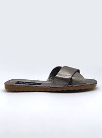 Silver - Sandal - Slippers