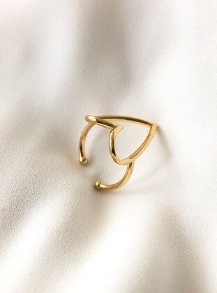 Heart Ring Gold Color