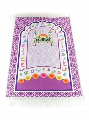 Purple - Prayer Mat for Children - İkranur