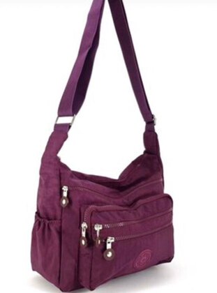 Purple - Satchel - Shoulder Bags  - Aska Shoes