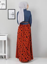 Unlined - Terra Cotta - Modest Dress