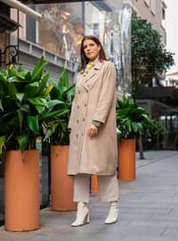 Mink - Fully Lined - Plus Size Overcoat