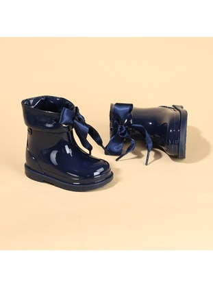 Navy Blue - Girls` Boots - Igor