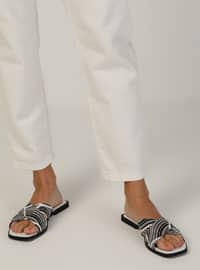 Gray - Black - Sandal - Slippers
