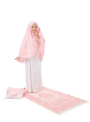 ELANESA Powder Pink Girls` Prayer Dress