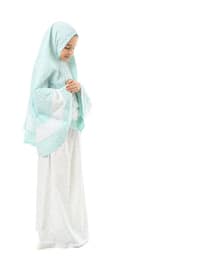 Girl'S Prayer Dress - Aqua Green