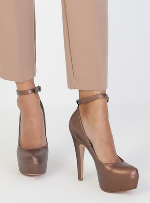 Copper - High Heel - Evening Shoes - Dilipapuç