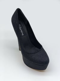 Black - High Heel - Evening Shoes