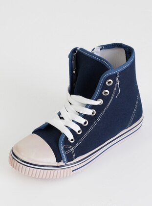 Casual - Navy Blue - Casual Shoes - Ayakkabı Outlet