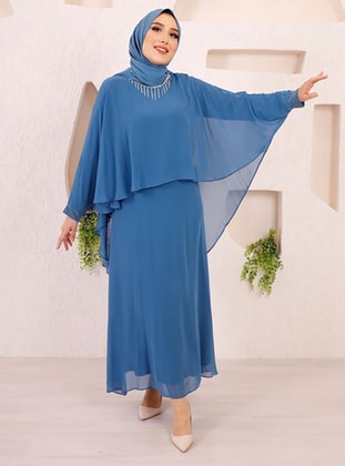 Tenues Et Robes De Soiree Grande Taille Musulmane Pudiques Modestes Modanisa Com