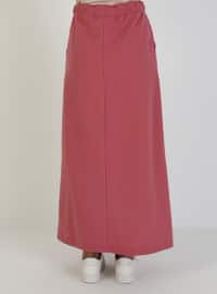 Dusty Rose - Unlined - Cotton - Skirt