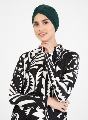 Emerald - Plain - Swim Hijab - Vera Bone
