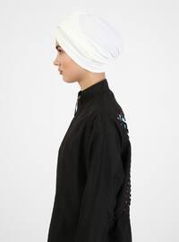 Ecru - Plain -Swim Hijab