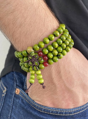 Green - Bracelet - Takıştır Bijuteri
