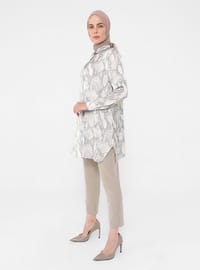Floral - Point Collar - Tunic