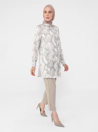 Floral - Point Collar - Tunic
