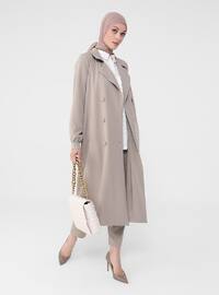 - Unlined - Shawl Collar - Trench Coat