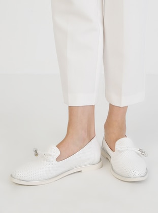 Casual - White - Casual Shoes - Dilipapuç
