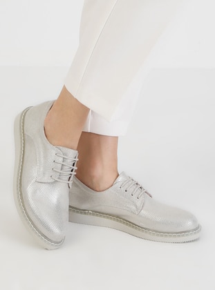 Casual - Silver tone - Casual Shoes - Dilipapuç