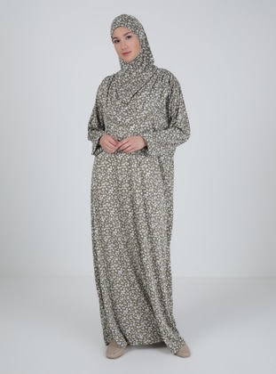 Shawl & Dress Co-Ord Khaki
