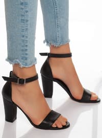 Black - Black - Sandal - High Heel - Heels