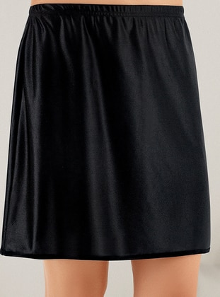 Short Underskirt - Black - Şahinler 