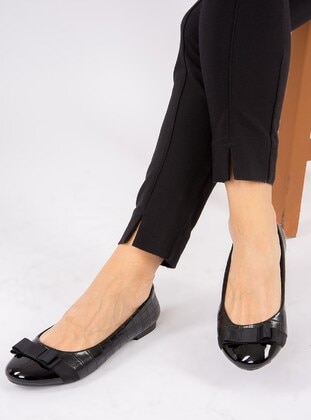 Black - Flat Shoes - Fox Shoes