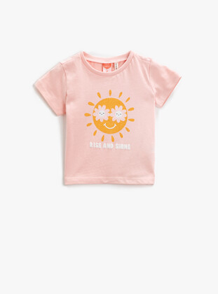 Pink - baby t-shirts - Koton