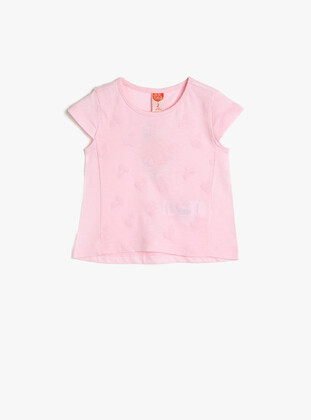 Pink - baby t-shirts - Koton