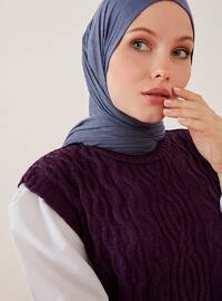 Unlined - Purple - Knit Sweater