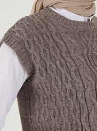 Unlined - Mink - Knit Sweater