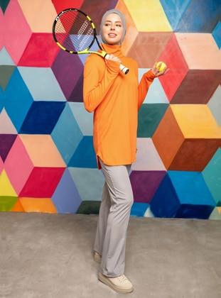 Orange - Activewear Tops - FD SPORTS