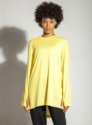 Yellow - Activewear Tops - FD SPORTS