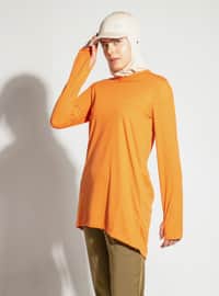 Salmon - Orange - Activewear Tops