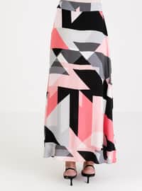Pink - Multi - Unlined - Skirt