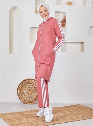 Dusty Rose - Tracksuit Set - Topless