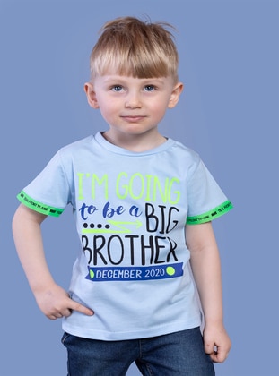 Blue - Boys` T-Shirt - Toontoy