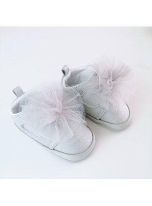Silver tone - Sport - Baby Shoes - MİNİPUFF BABY