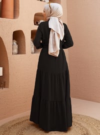 Belt Detailed Dress Black