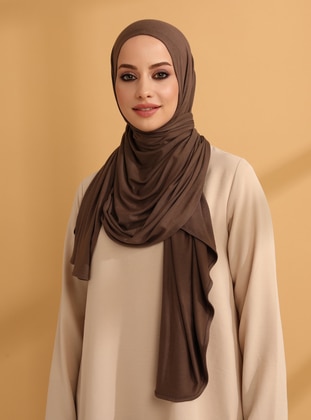 Practical Jersey Instant Hijab Mink Instant Scarf
