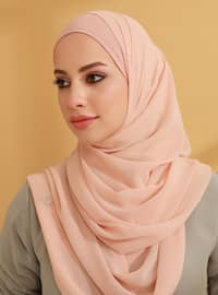 بودرة - من لون واحد - حجابات جاهزة