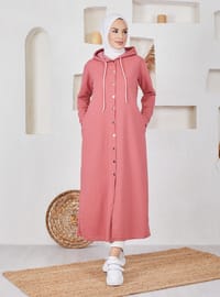 Dusty Rose - Unlined - Cotton - Topcoat - Topless