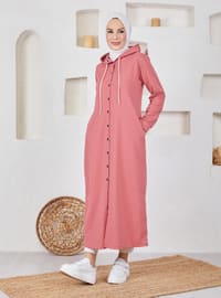 Dusty Rose - Unlined - Cotton - Topcoat - Topless